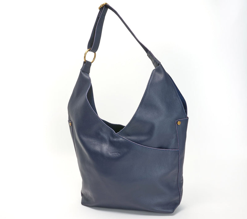 American Leather Co. Aly Leather Adjustable Strap Hobo — View 4