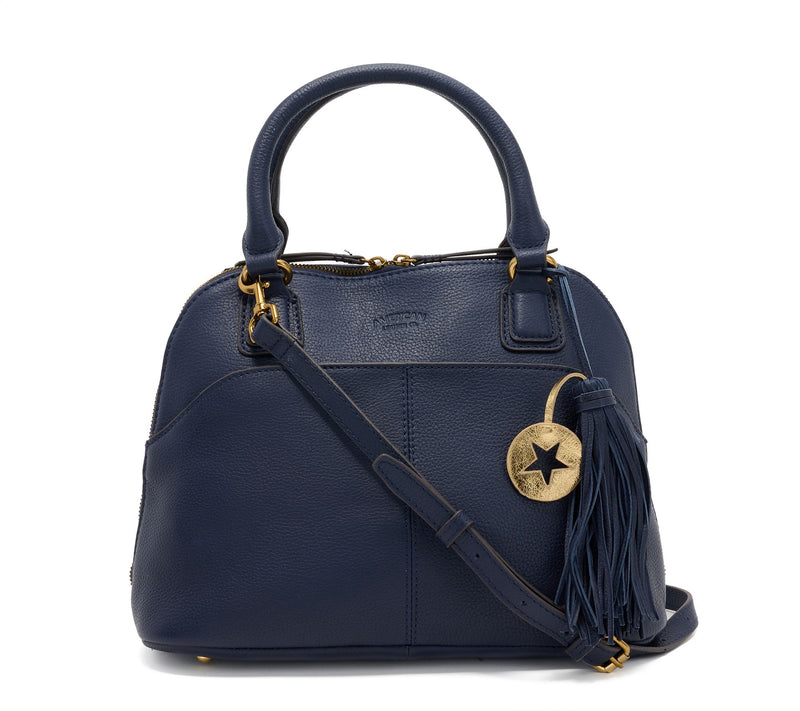 American Leather Co. Pebble Leather Convertible Satchel — View 12