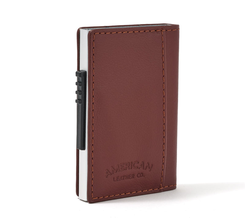 American Leather Co. Pop Slim Leather RFID Wallet — View 3