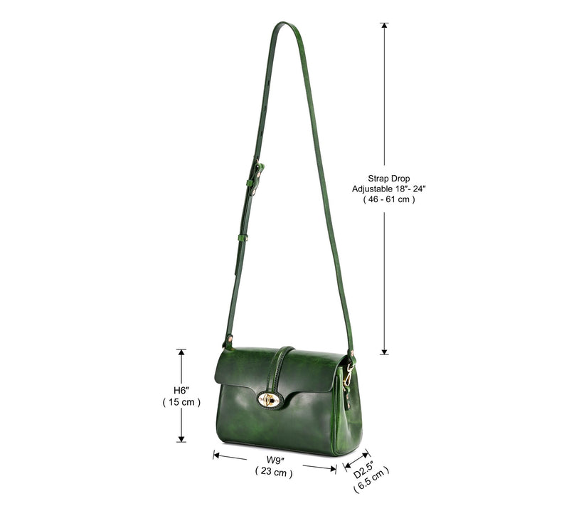 Old Trend Laurel Vintage Leather Crossbody — View 4