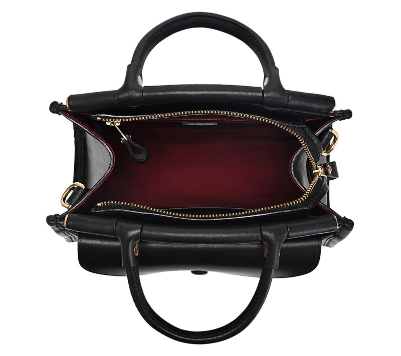 Old Trend Laurel Vintage Leather Top Handle Satchel — View 2
