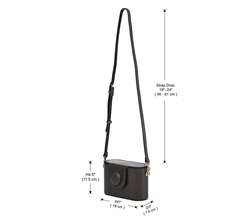 Old Trend Begonia Vintage Leather Case Crossbody — View 5