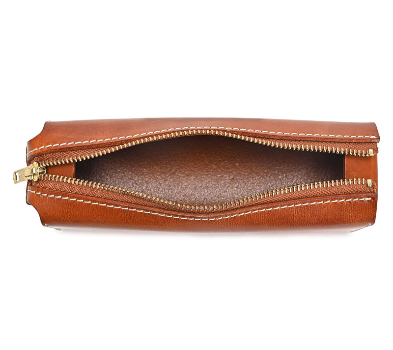 Old Trend Portable Leather Zip Top Box — View 2