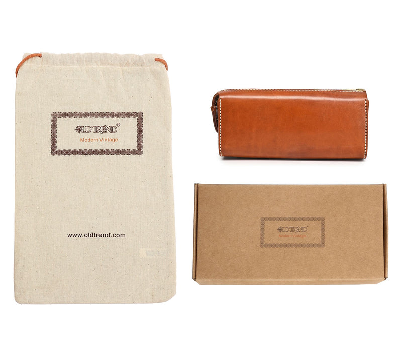 Old Trend Portable Leather Zip Top Box — View 7