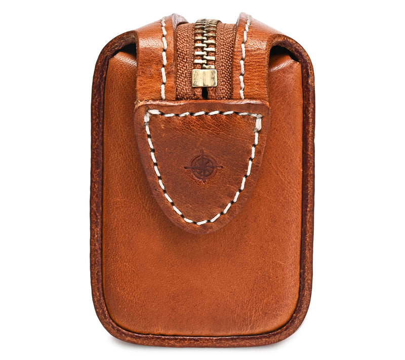 Old Trend Portable Leather Zip Top Box — View 4