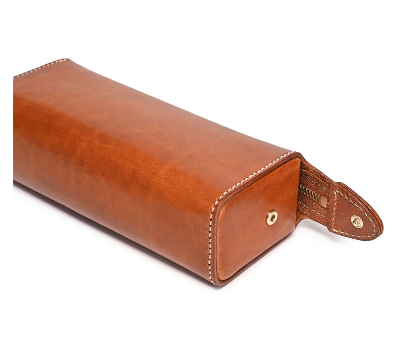 Old Trend Portable Leather Zip Top Box — View 5