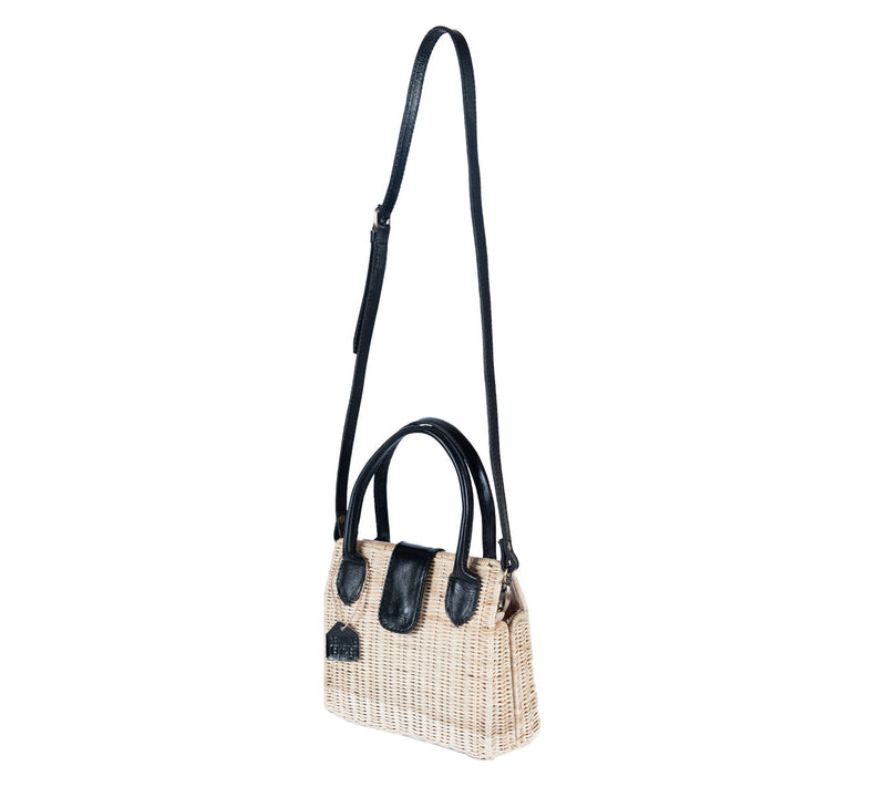 Jelavu Piper Medium Woven Top Handle CrossbodyBag — View 2