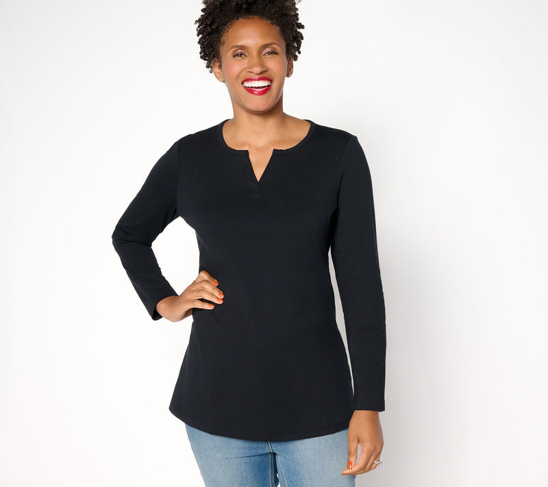 Denim & Co. Essentials Petite Perfect Jersey — View 11