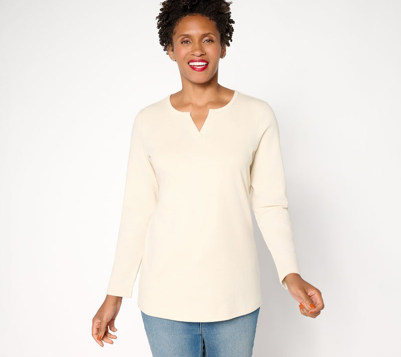 Denim & Co. Essentials Petite Perfect Jersey — View 12