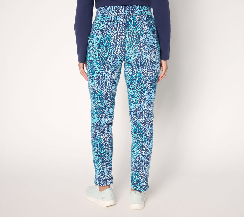 Denim & Co. Active Petite Duo Stretch Slim Leg Pants — View 10