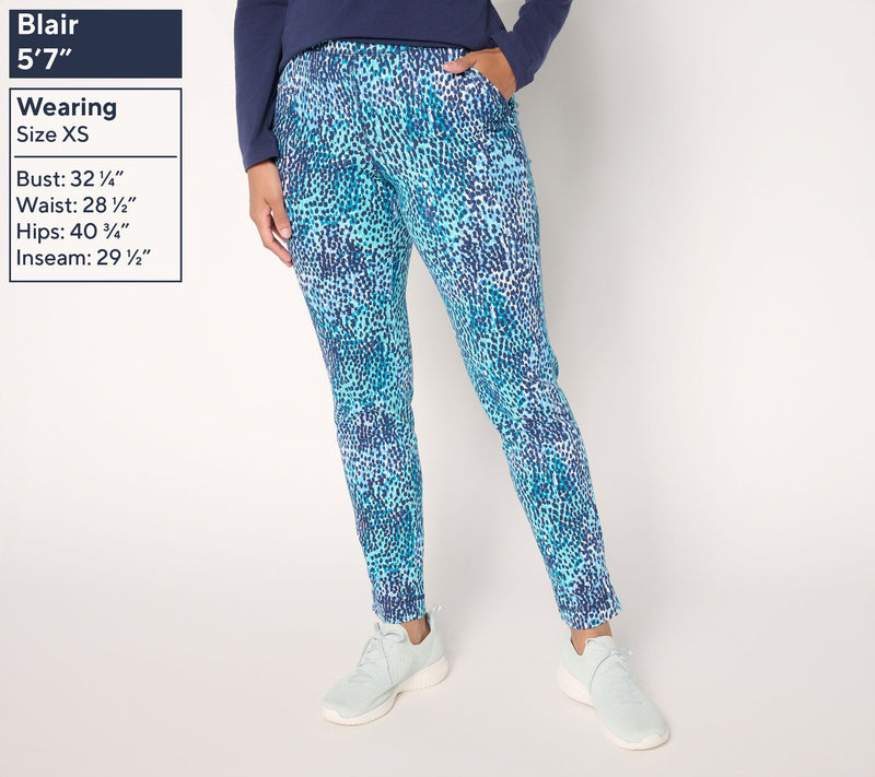 Denim & Co. Active Tall Duo Stretch Slim Leg Pants — View 9