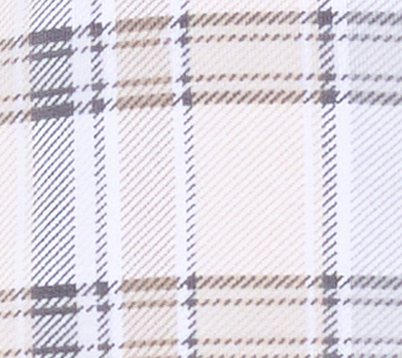 Denim & Co. Plaid Favorite Jersey Ruffled V-Neck Top — View 9