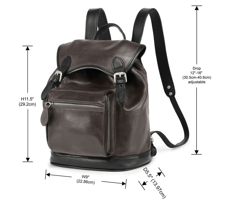 Old Trend Ficus Leather Backpack — View 4