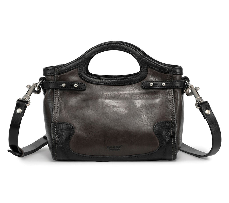 Old Trend Canna Mini Leather Satchel with Crossbody Strap — View 12