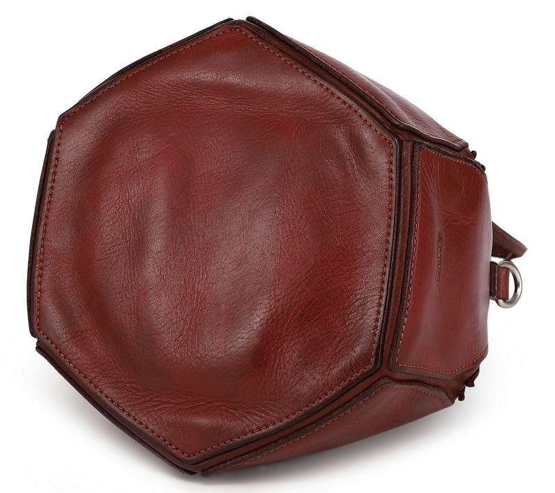 Old Trend Prism Bucket Convertible Leather Crossbody — View 5