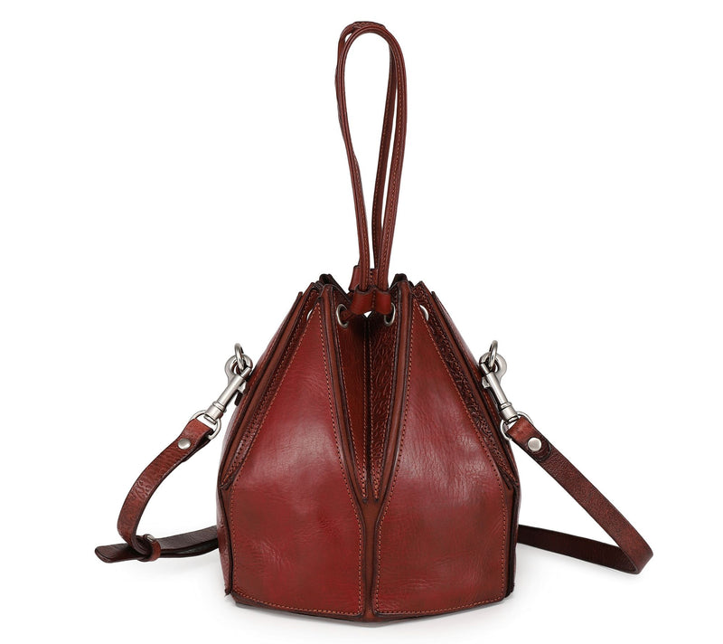 Old Trend Prism Bucket Convertible Leather Crossbody — Main view