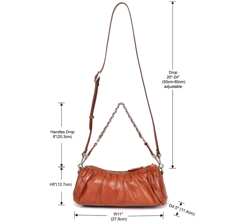 Old Trend Foxglove Convertible Mini Leather Shoulder Bag — View 4