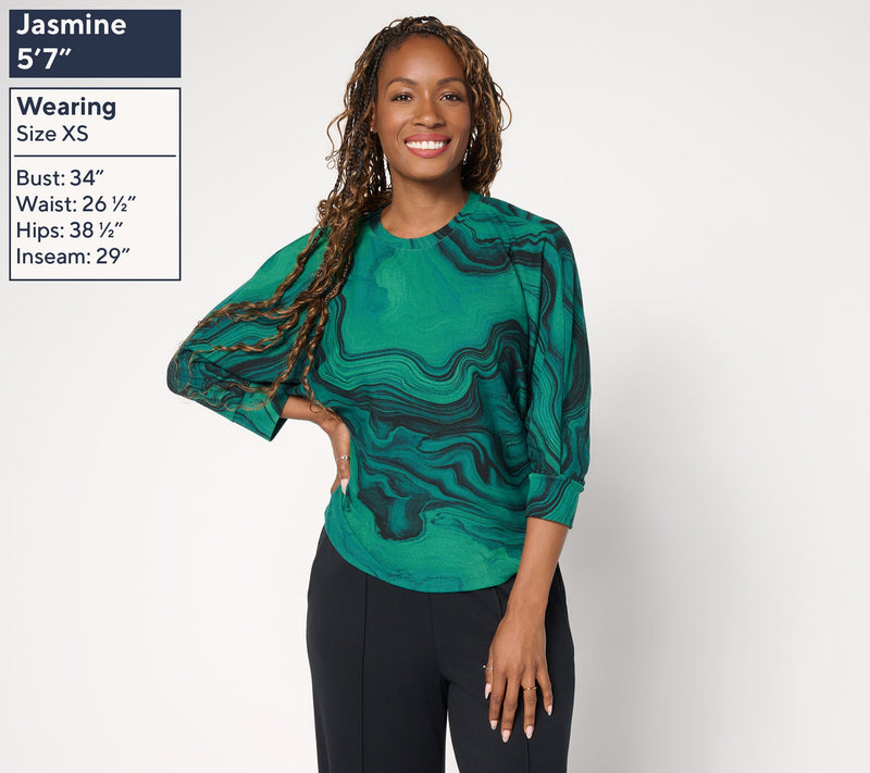 Carla Rockmore Collection Dolman Sleeve Top — View 13