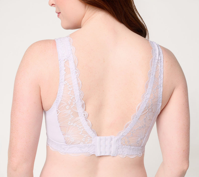 Breezies Soft Support Lace Wirefree Unlined Bra Set of 3 — View 11