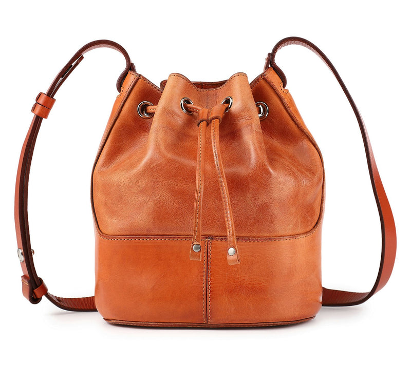 Old Trend Crocus Convertible Leather Bucket Shoulder Bag — View 16