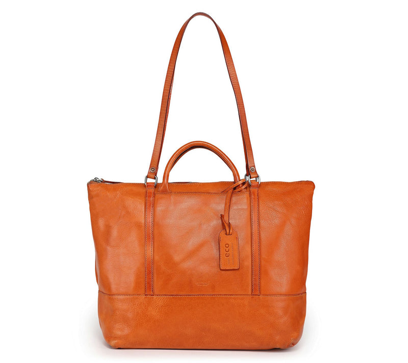 Old Trend Crocus Carryall Leather Tote with Shoulder Strap — View 18