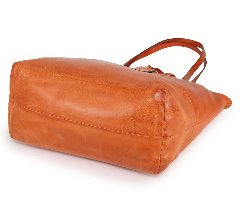 Old Trend Crocus Carryall Leather Tote with Shoulder Strap — View 5