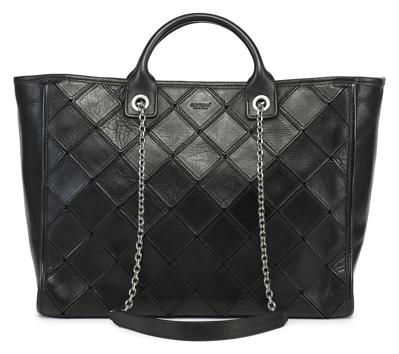 Old Trend Mermaid Carryall Leather Tote with Shoulder Strap — View 2