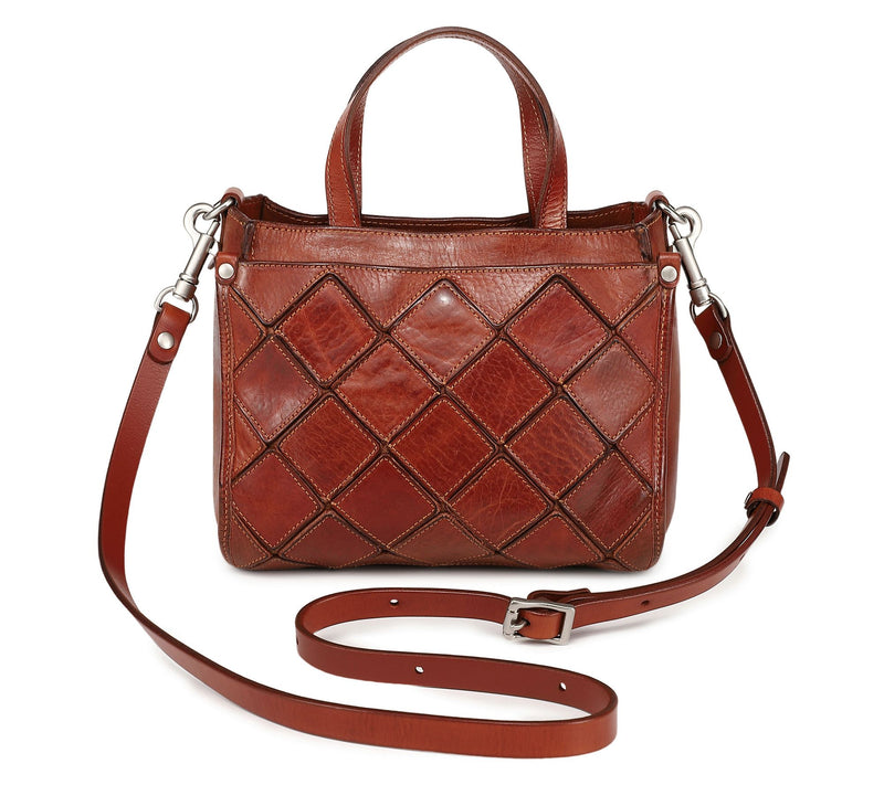 Old Trend Mermaid Mini Leather Tote with Shoulder Strap — View 4