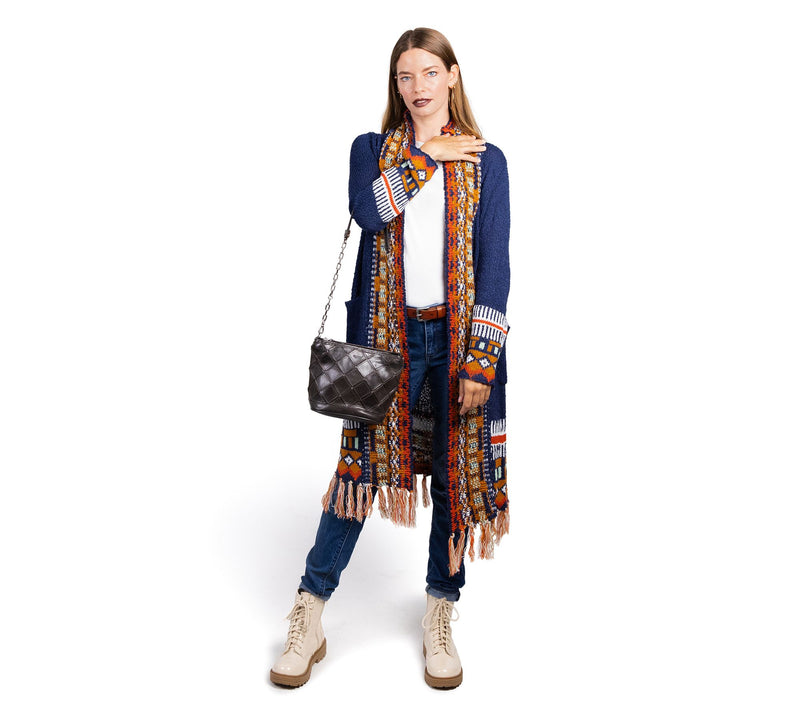 Old Trend Mermaid Convertible Leather Crossbody — View 7