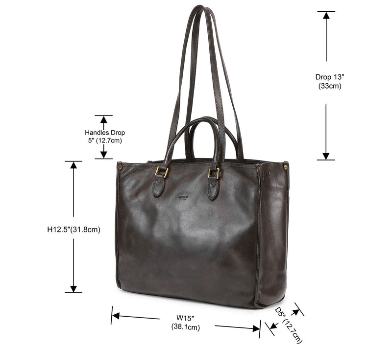 Old Trend Clivia Carryall Leather Tote — View 6