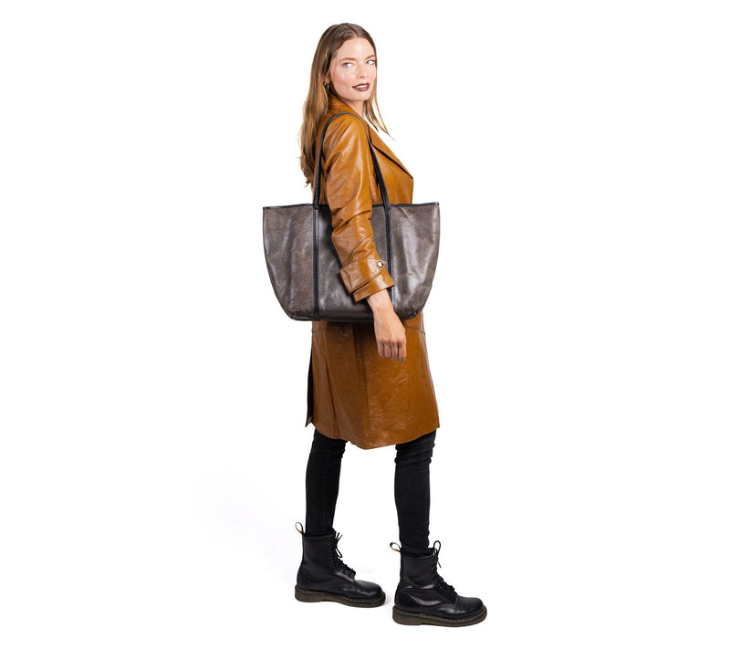 Old Trend Alder Leather Tote — View 8