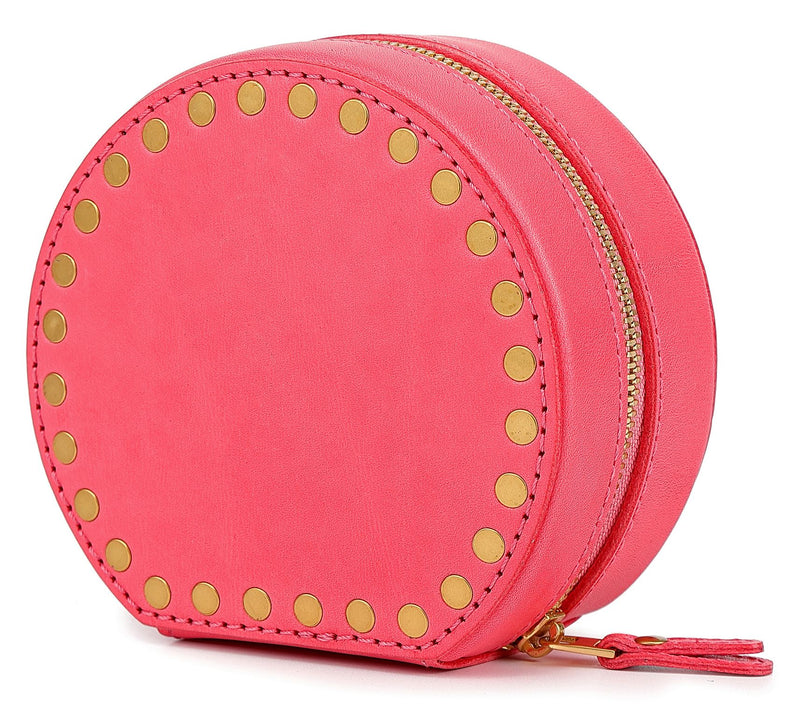 Old Trend Leather Round Jewelry Box — View 11