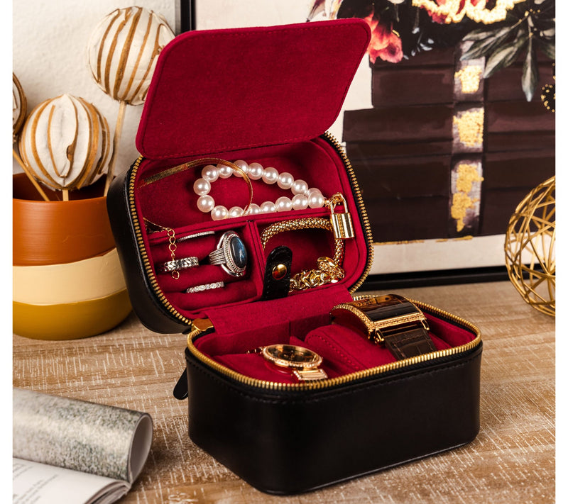 Old Trend Leather Jewelry and Watch Box — View 8