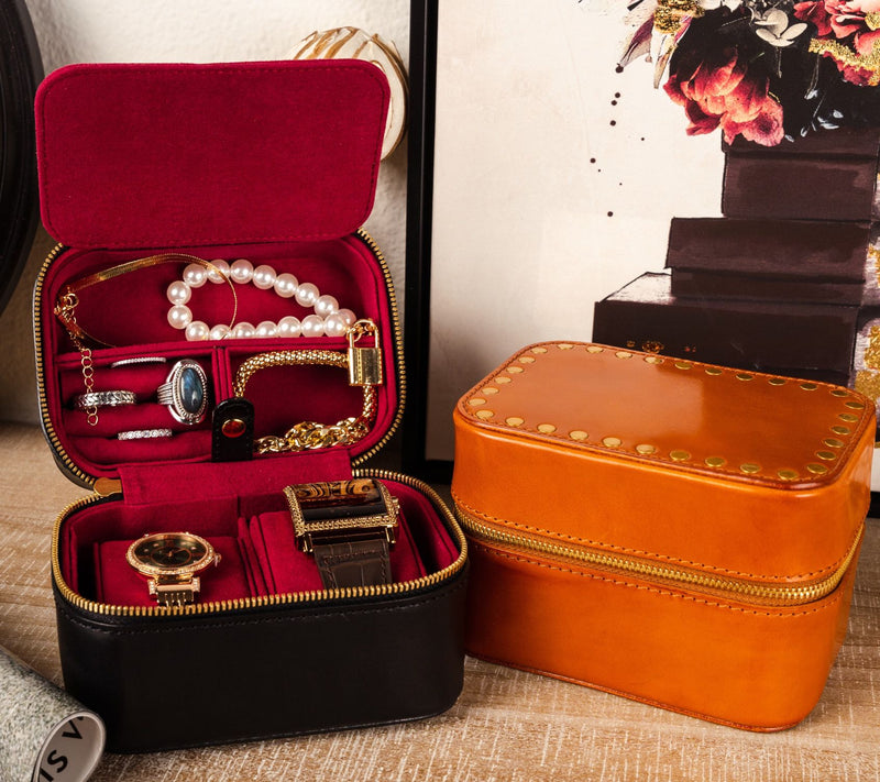 Old Trend Leather Jewelry and Watch Box — View 7