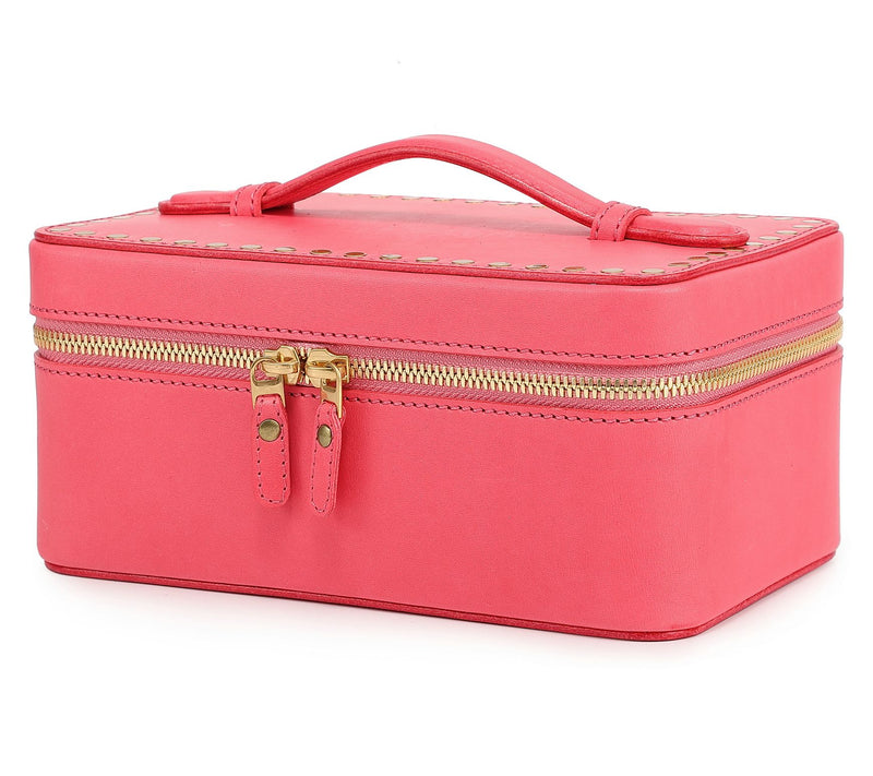 Old Trend Clivia Travel Leather Train Case — Main view