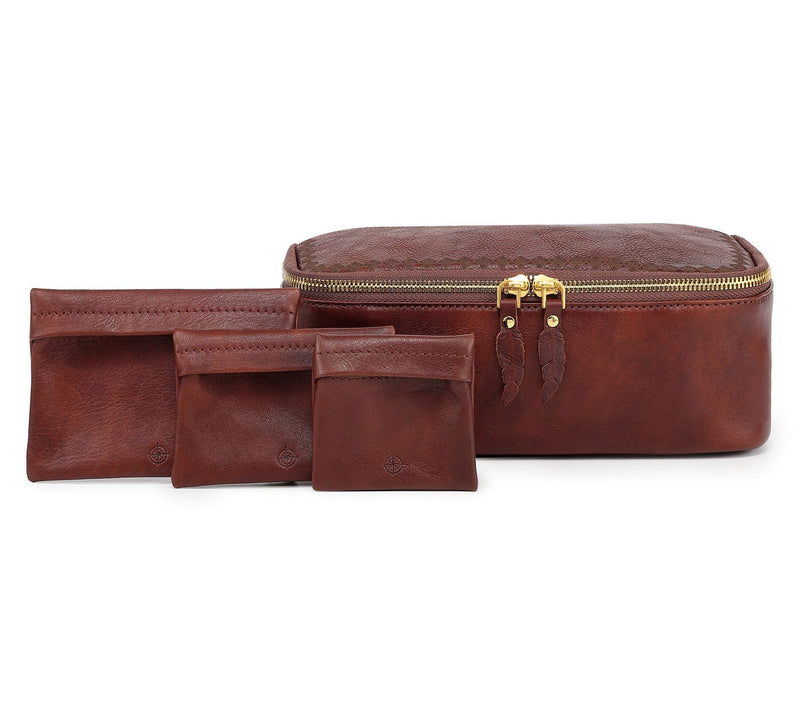 Old Trend Celosia Leather Rectangular Jewelry Case — View 17