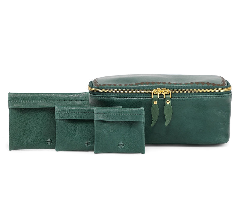 Old Trend Celosia Leather Rectangular Jewelry Case — View 22