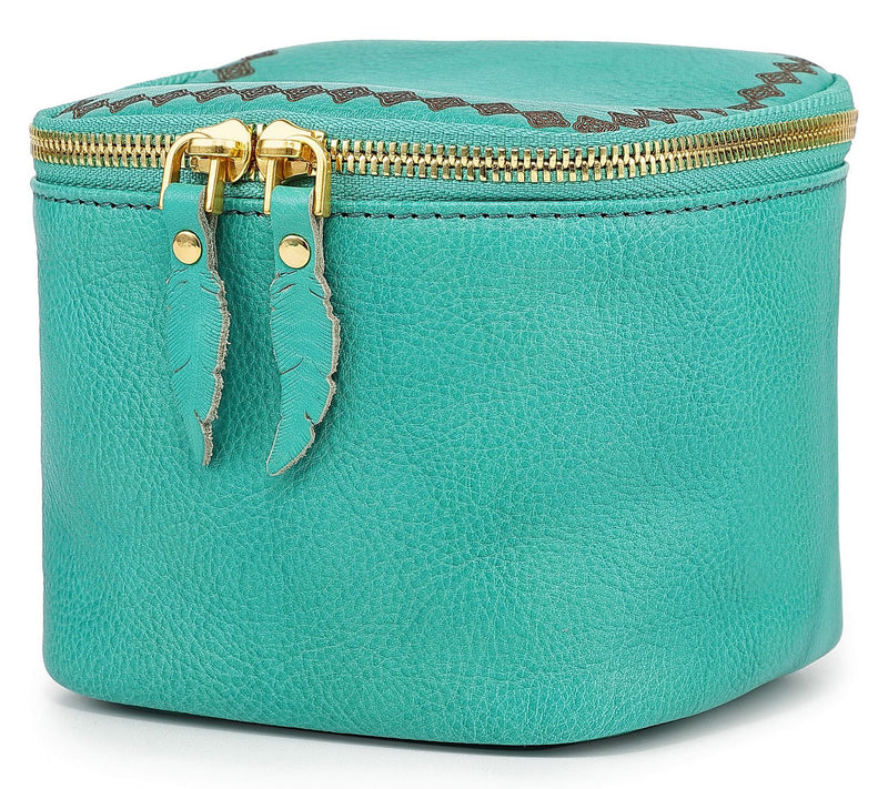 Old Trend Celosia Leather Cube Jewelry Case — View 7