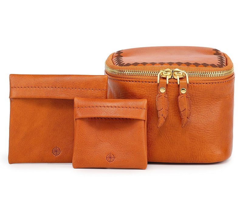 Old Trend Celosia Leather Cube Jewelry Case — View 20
