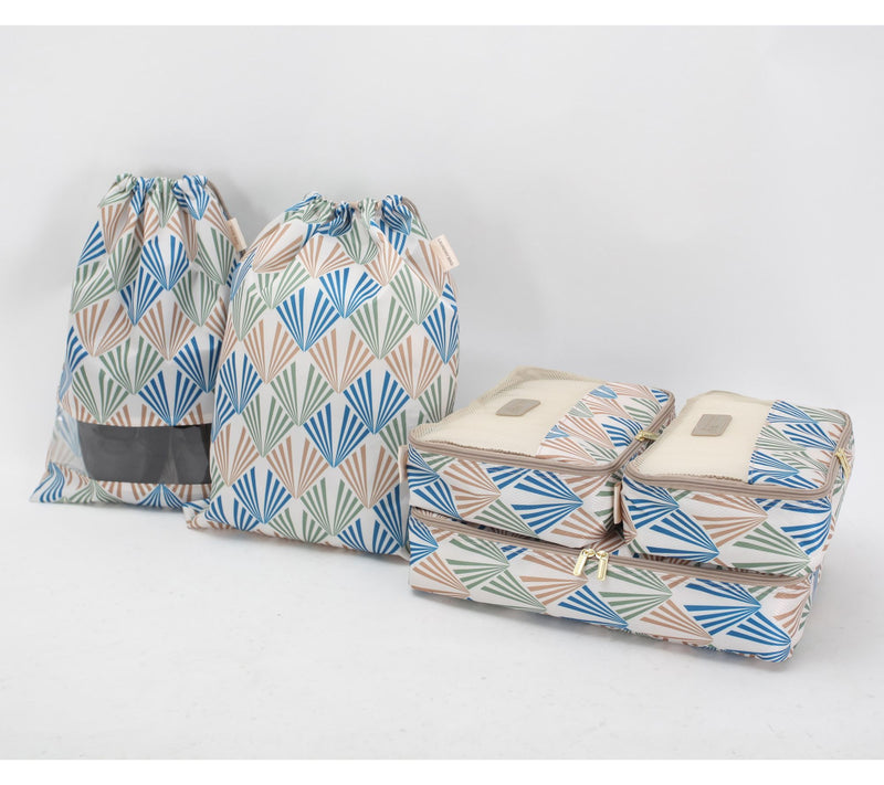 Triforce Set of 3 Packing Cubes with Shoe & Laundry Bags — View 19