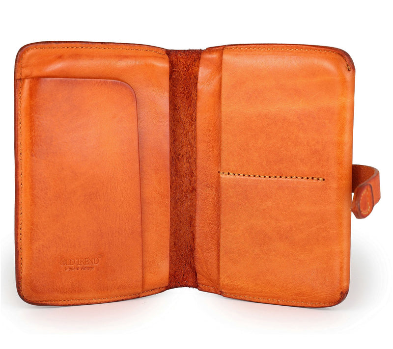 Old Trend Leeds Bi-fold Leather Passport and Card Holder — View 4