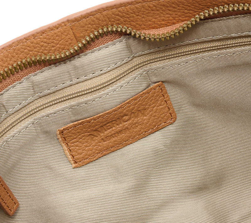 American Leather Co. Leather Bow Clutch with Crossbody Strap — View 3