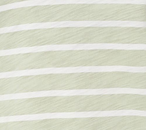 Belle by Kim Gravel Slub Knit Stripe V-Neck Top — View 9