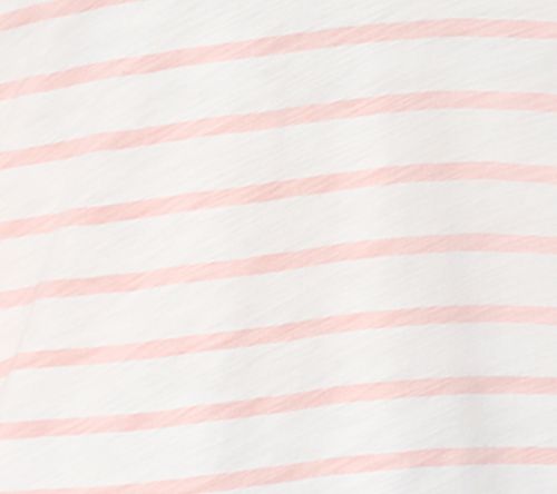 Belle by Kim Gravel Slub Knit Stripe V-Neck Top — View 10