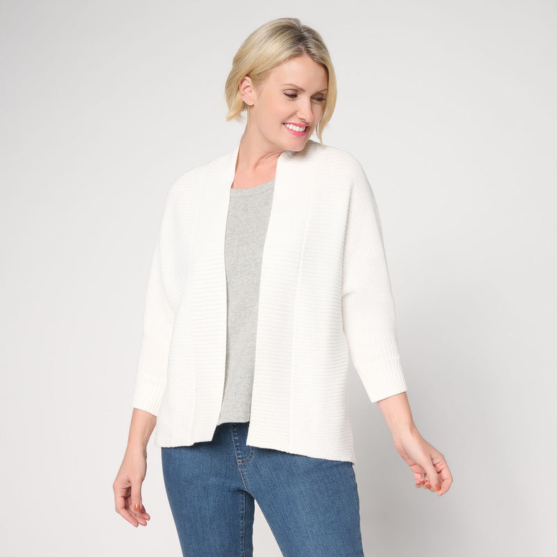 Belle by Kim Gravel Dare to Be Bold Shaker Knit Cardigan — View 14