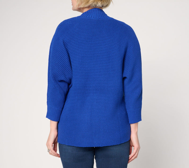 Belle by Kim Gravel Dare to Be Bold Shaker Knit Cardigan — View 6