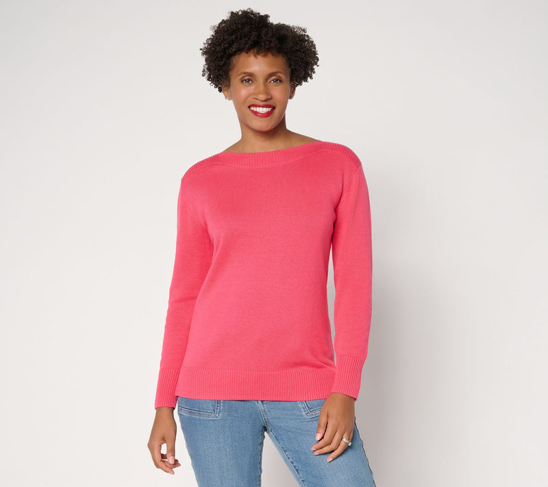 Belle by Kim Gravel Kim's Favorite Boat Neck Sweater — Main view