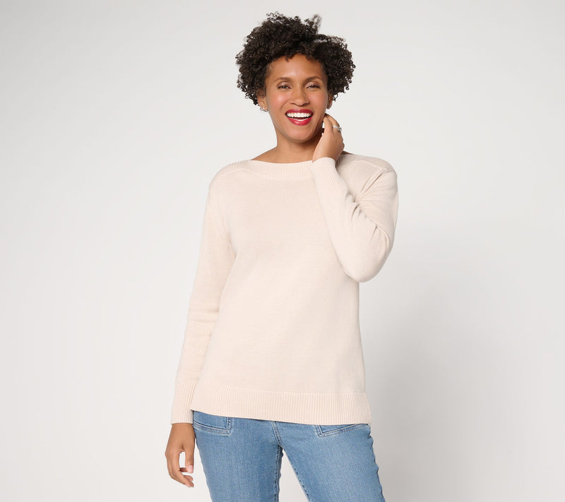 Belle by Kim Gravel Kim's Favorite Boat Neck Sweater — View 16