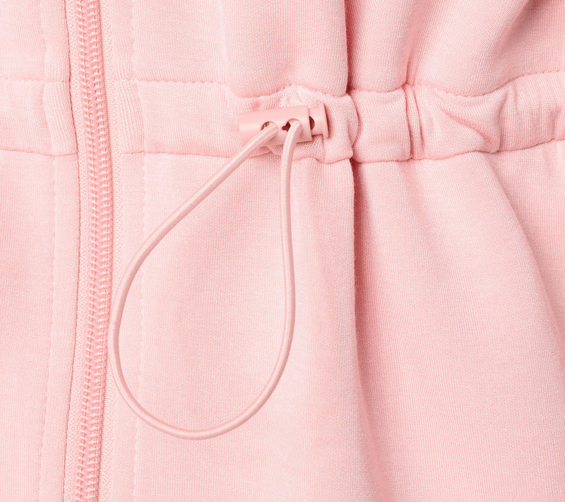 Belle by Kim Gravel ScubaLuxe Cinch Waist Zip Front Jacket — View 8