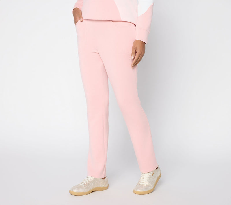 Belle by Kim Gravel Regular ScubaLuxe Slim Straight Pant — View 3